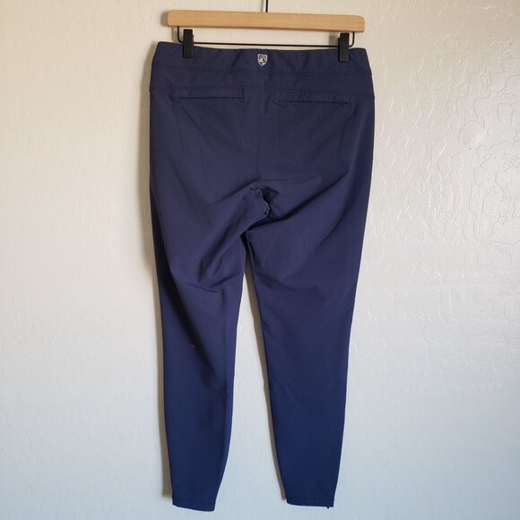 Kuhl Transcendr Zip Ankle Softshell Pant Indigo Size 8 Reg Hiking Outdoor Active - Picture 6 of 9